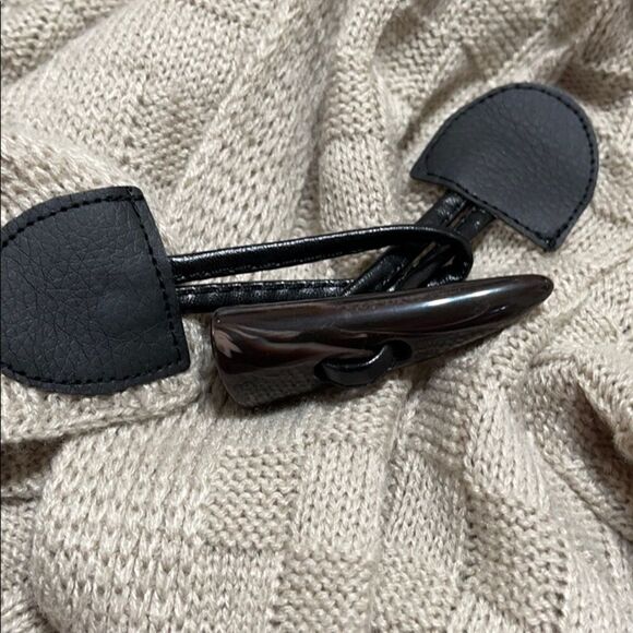 venus Basket Weave Side Husk Closure Cardigan Sz M - Picture 8 of 11